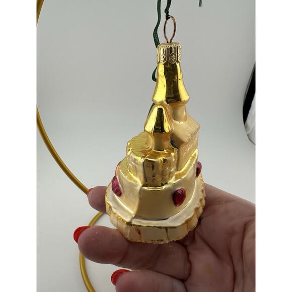 Christopher Radko "Castles in the Sand" Hand Blown Glass Ornament 1999 3.5" - Picture 4 of 9